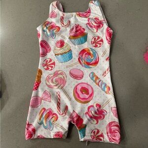 Sweet Treats Candy Print Leotard